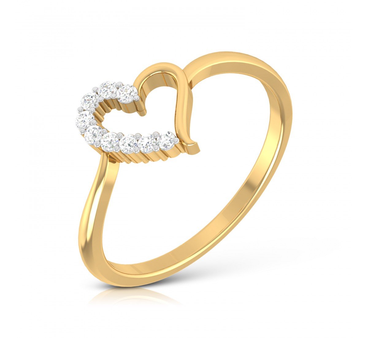 Curled Forna Diamond Ring