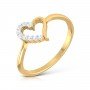 Curled Forna Diamond Ring