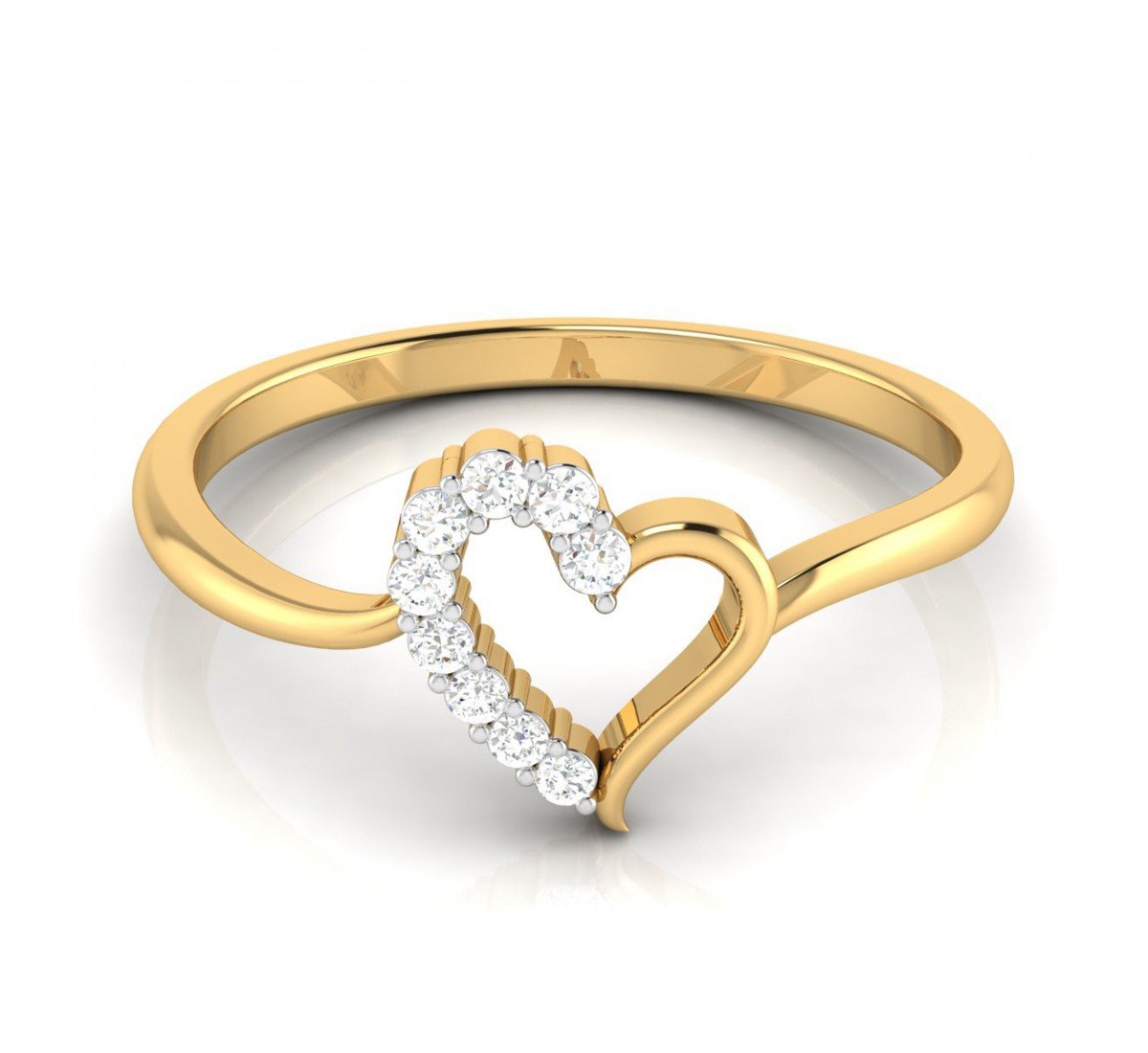 Curled Forna Diamond Ring