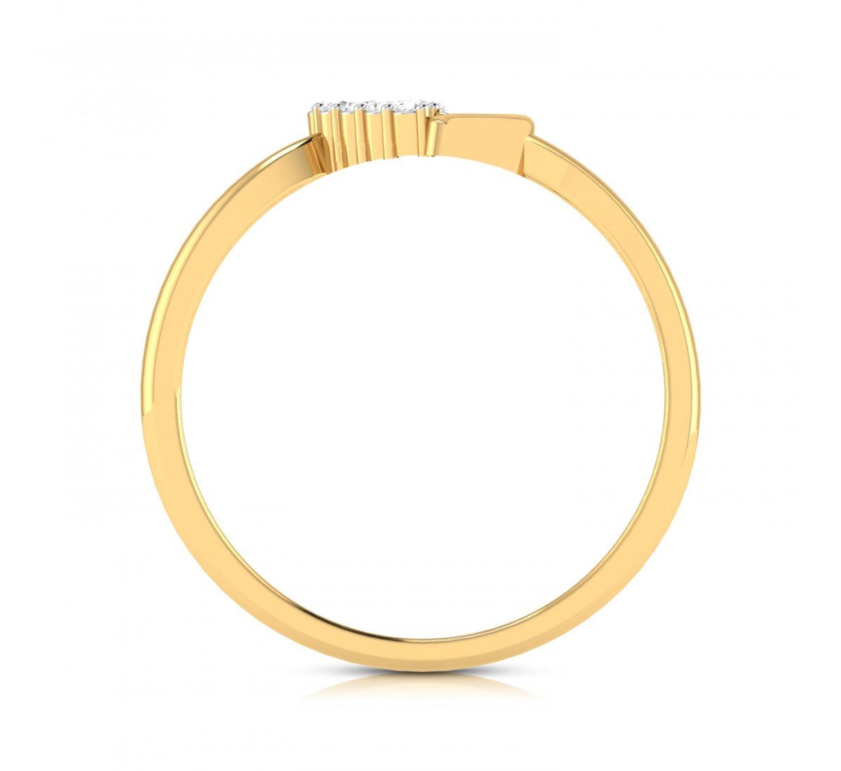 Curled Forna Diamond Ring