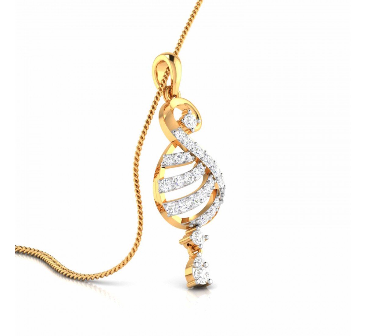 Nimbus Diamond Pendant