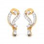 Jeus Gold Diamond Earrings