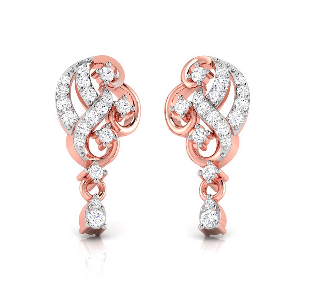 Blaine Love Diamond Earrings