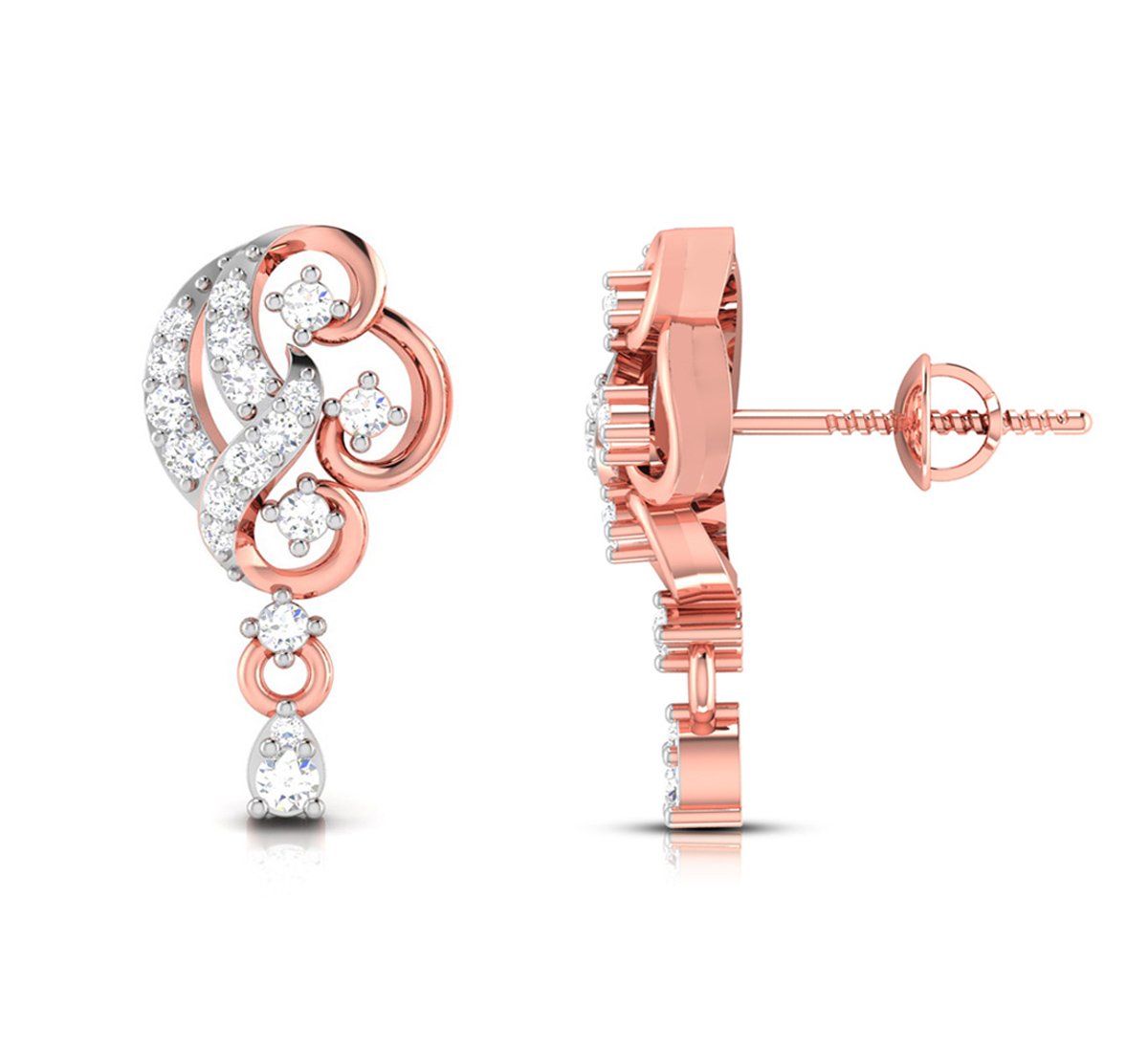 Blaine Love Diamond Earrings