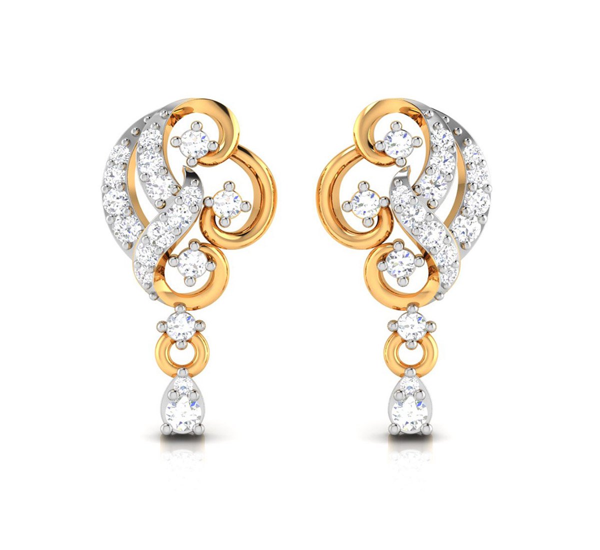 Blaine Love Diamond Earrings