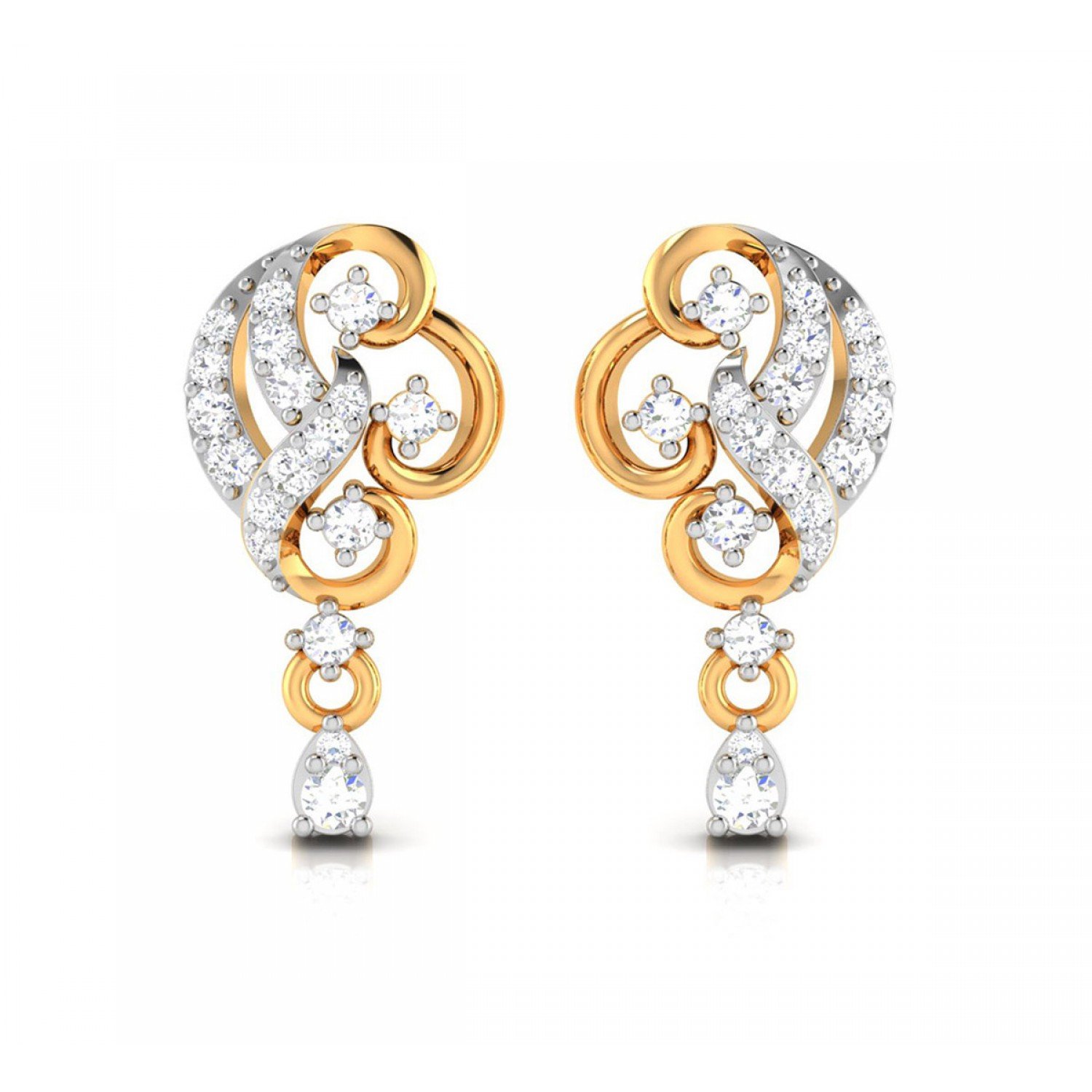 Blaine Love Diamond Earrings