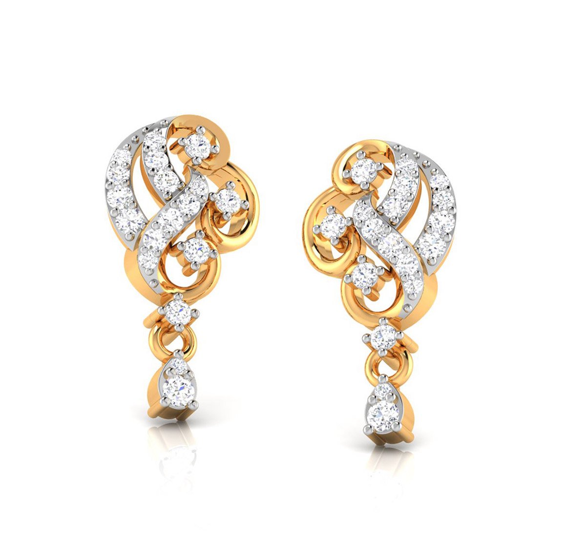 Blaine Love Diamond Earrings