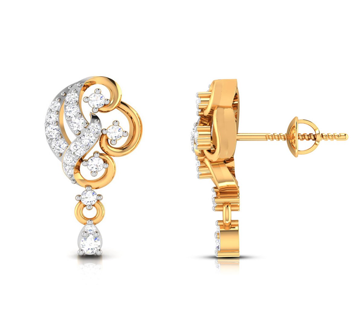 Blaine Love Diamond Earrings