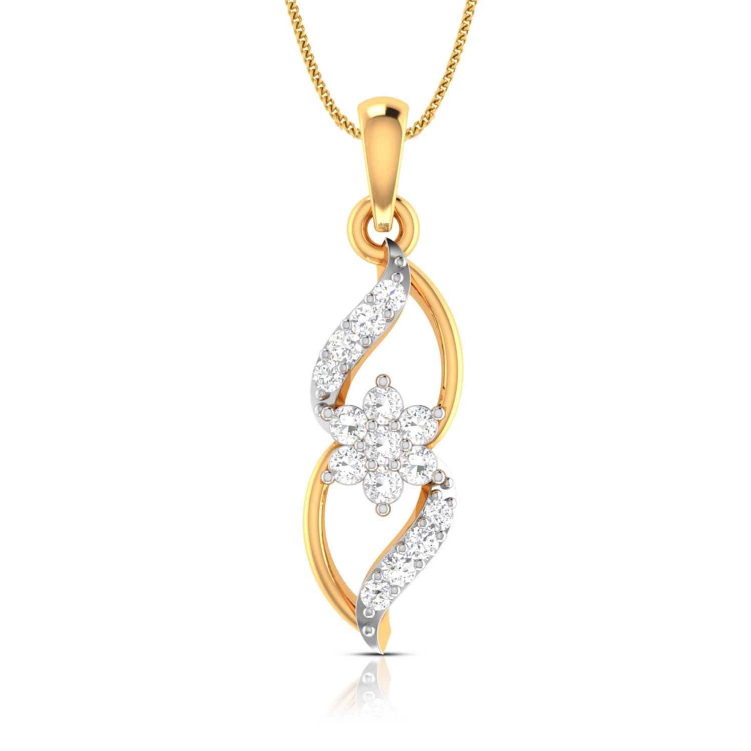 Trident Diamond Pendant