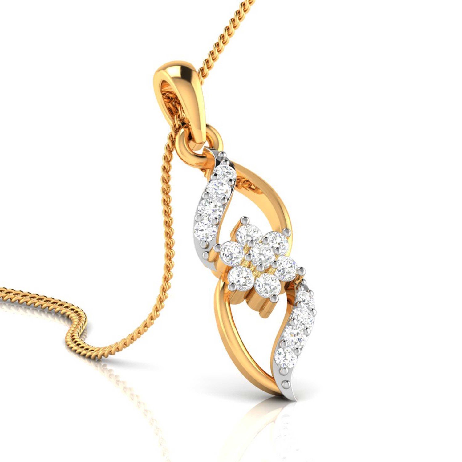 Trident Diamond Pendant