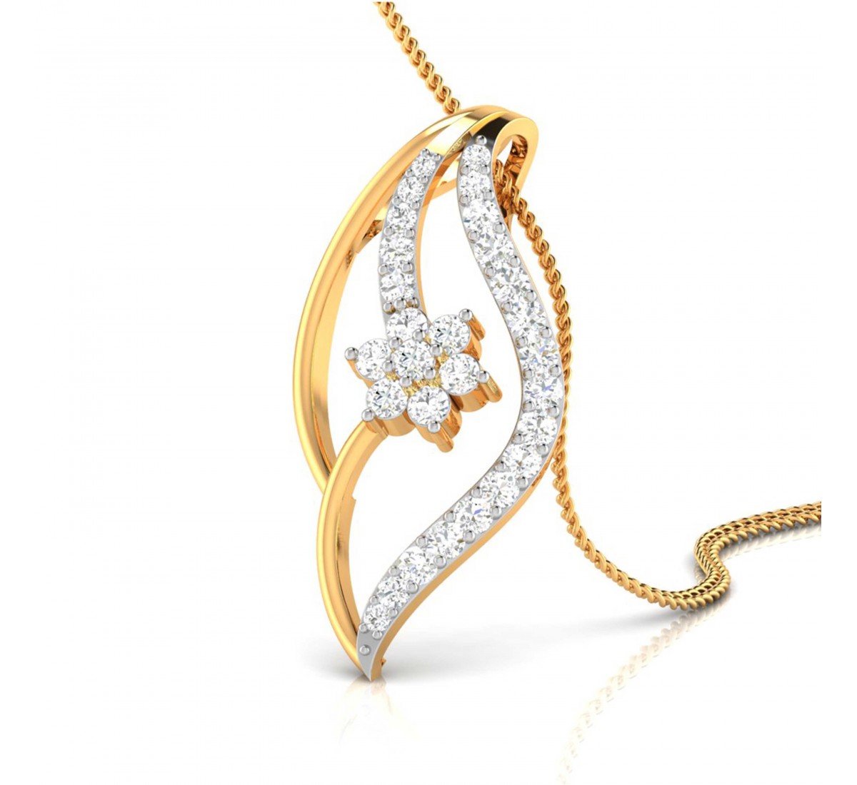Nimbus Trio Diamond Pendant