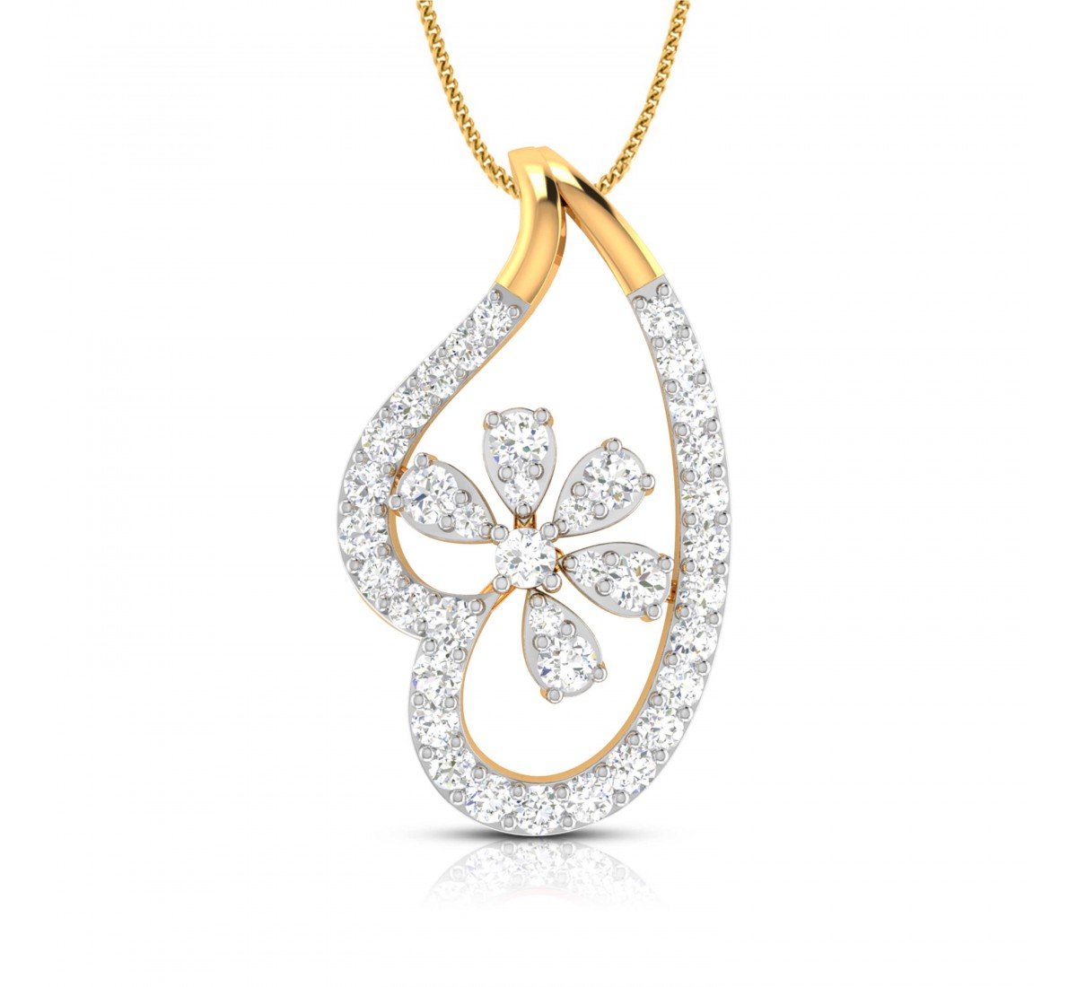 Eartha Clusted Diamond Pendant