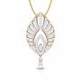 Falling Tulip Diamond Pendant
