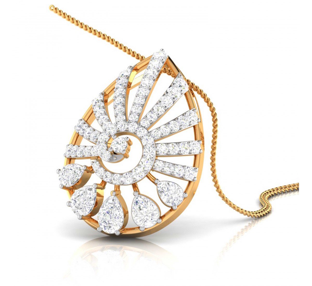 Cloverleaf Diamond Pendant