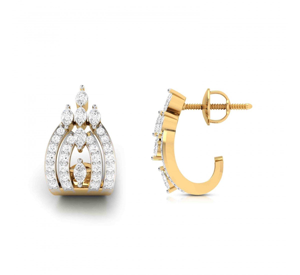 Surabhi Nivara Diamond Hoops