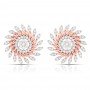 Cluster Wired Diamond Earrings