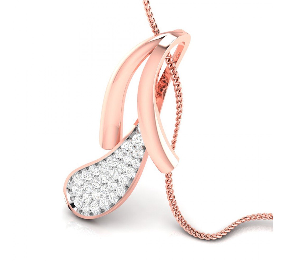 Quad Sparkle Diamond Pendant