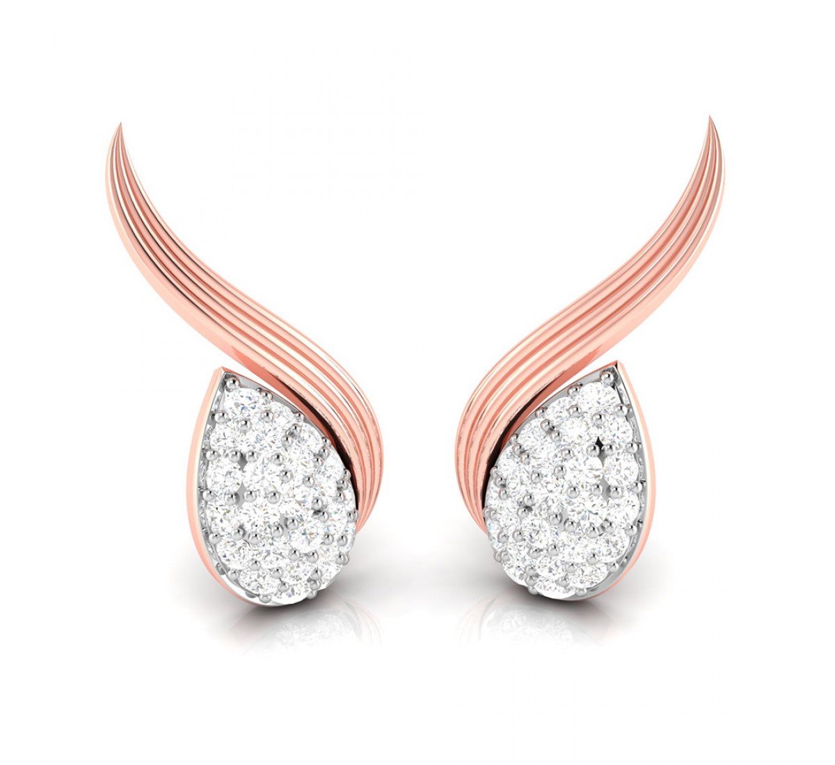 Trelis Diamond Earrings