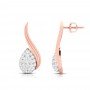 Trelis Diamond Earrings