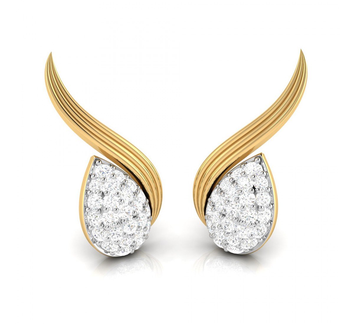 Trelis Diamond Earrings