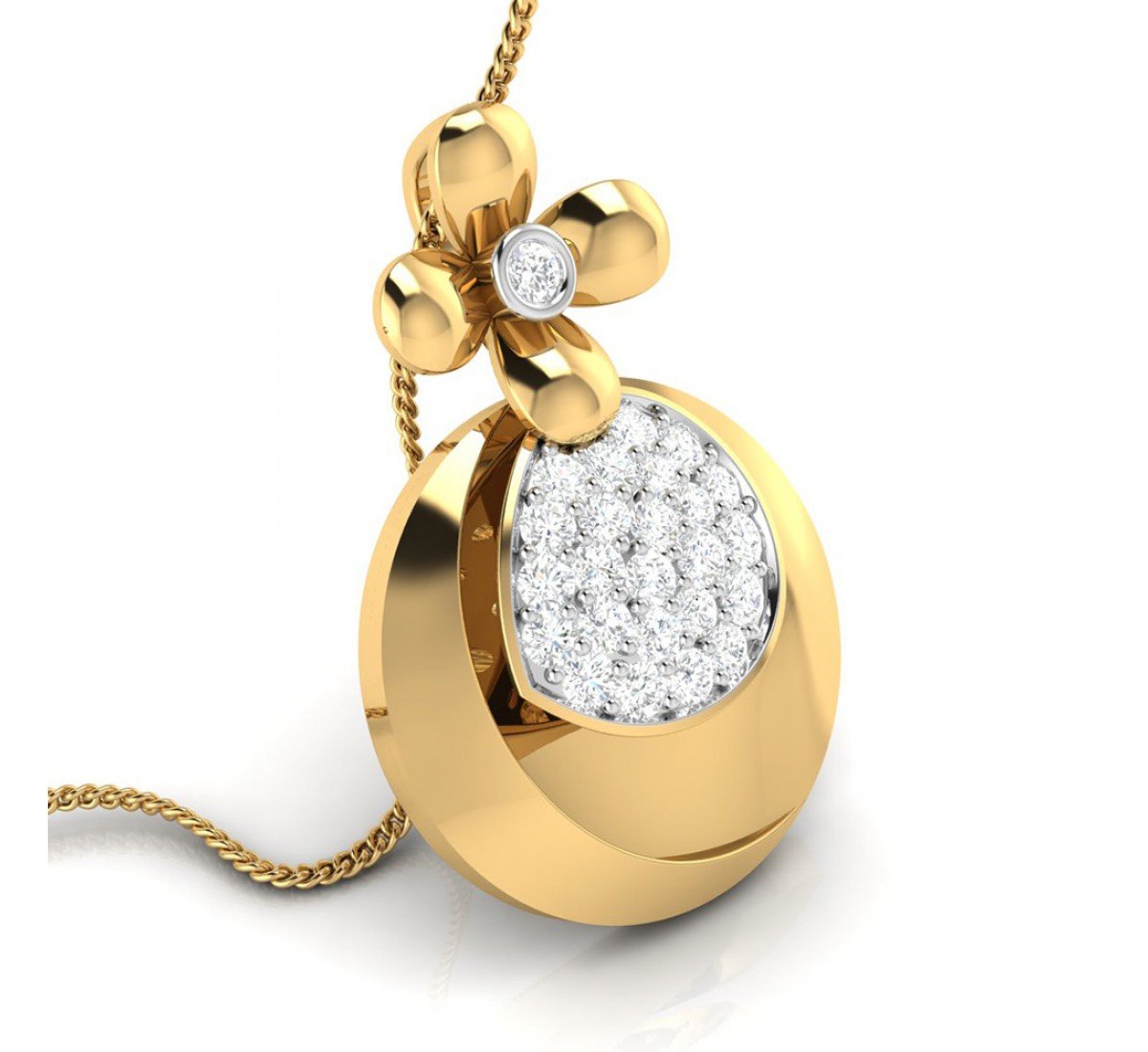 Jane Trellis Diamond Pendant
