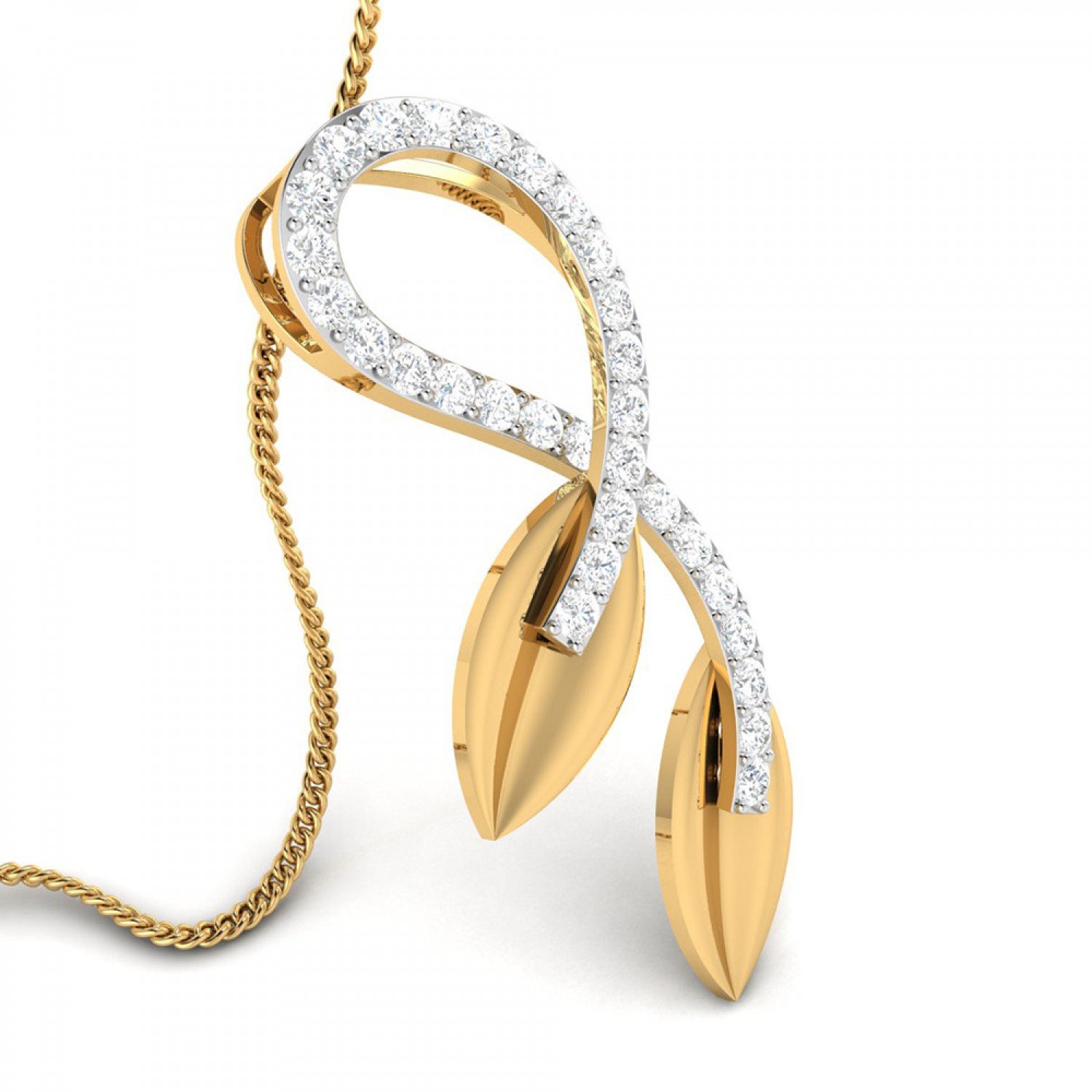 Ava Orbit Diamond Pendant