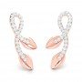 Lattice Iris Diamond Earrings