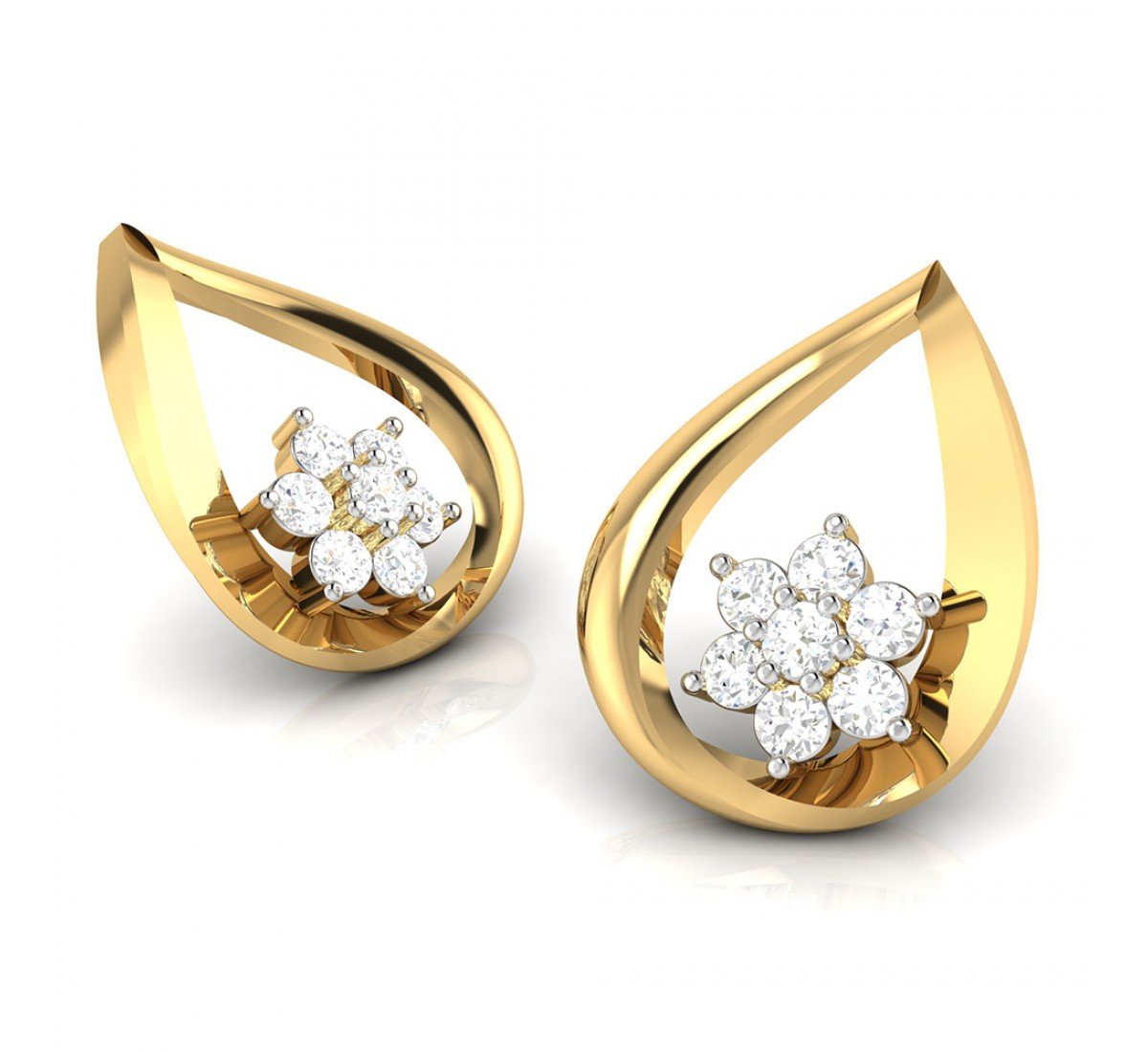 Petal Carpet Diamond Earrings