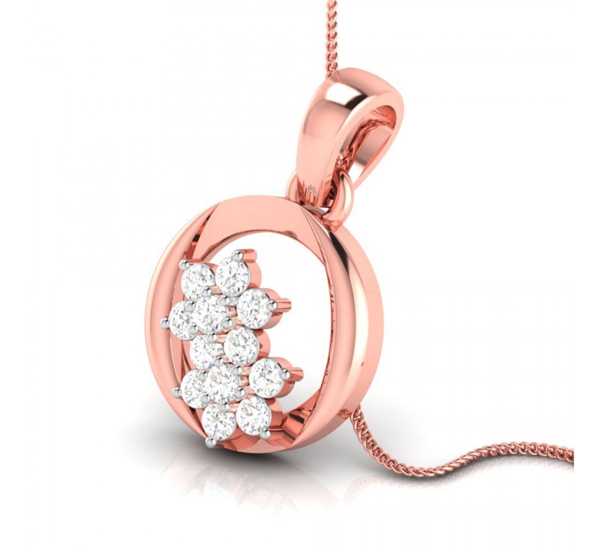 Tanuja Swirl Diamond Pendant