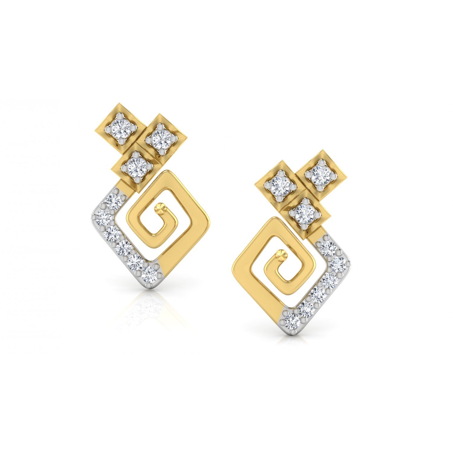 Octane Floral Diamond Earrings