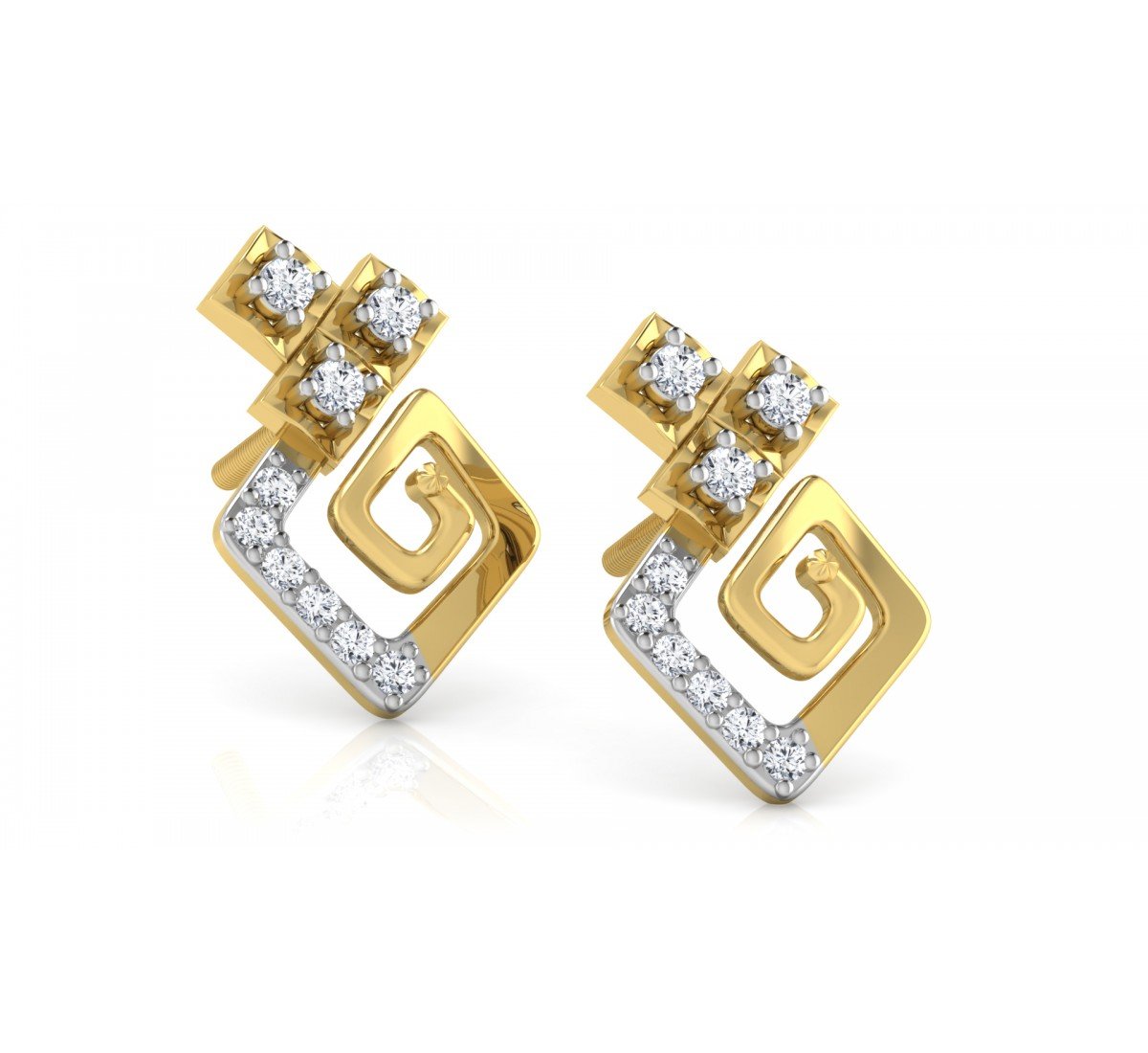 Octane Floral Diamond Earrings