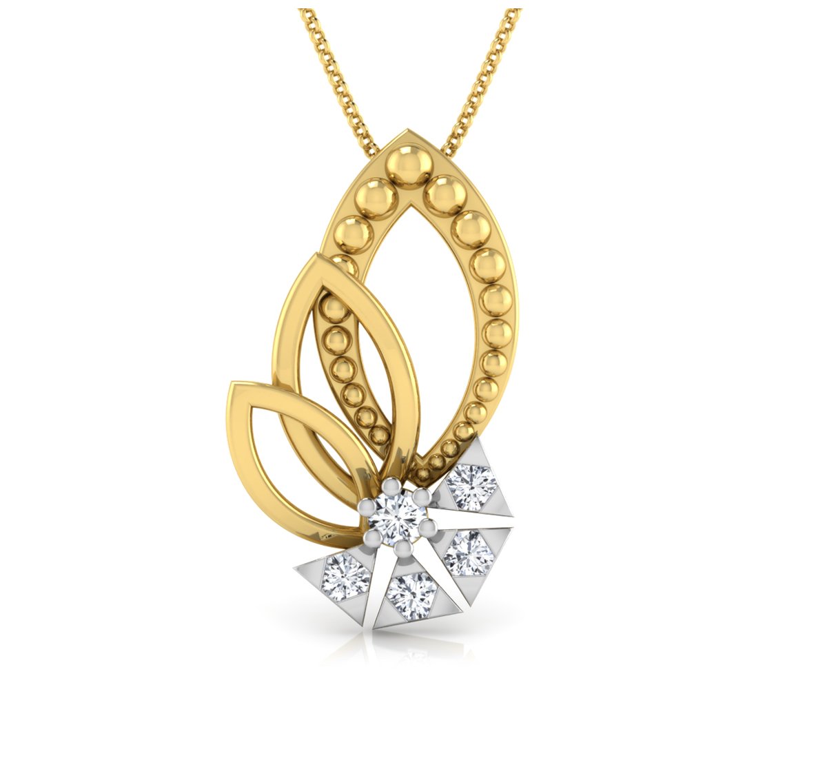 Twisted Diamond Pendant