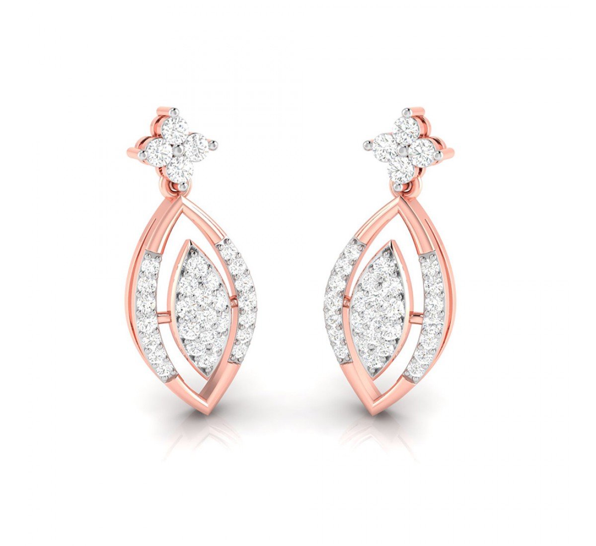 Kriya Drop Diamond Earrings