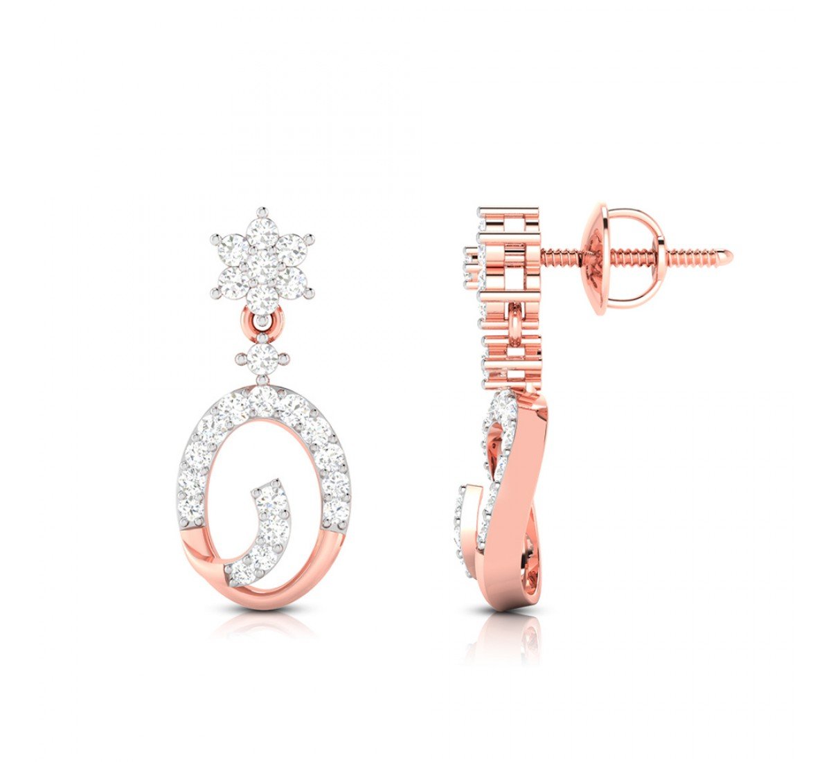 Amour Drop Diamond Earrings