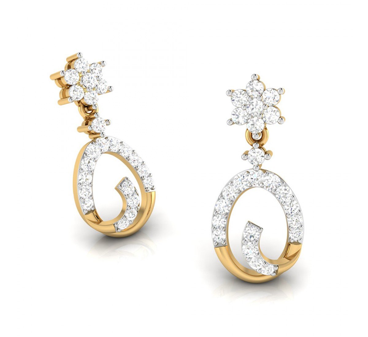 Amour Drop Diamond Earrings