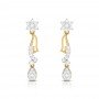 Lila Drop Diamond Earrings