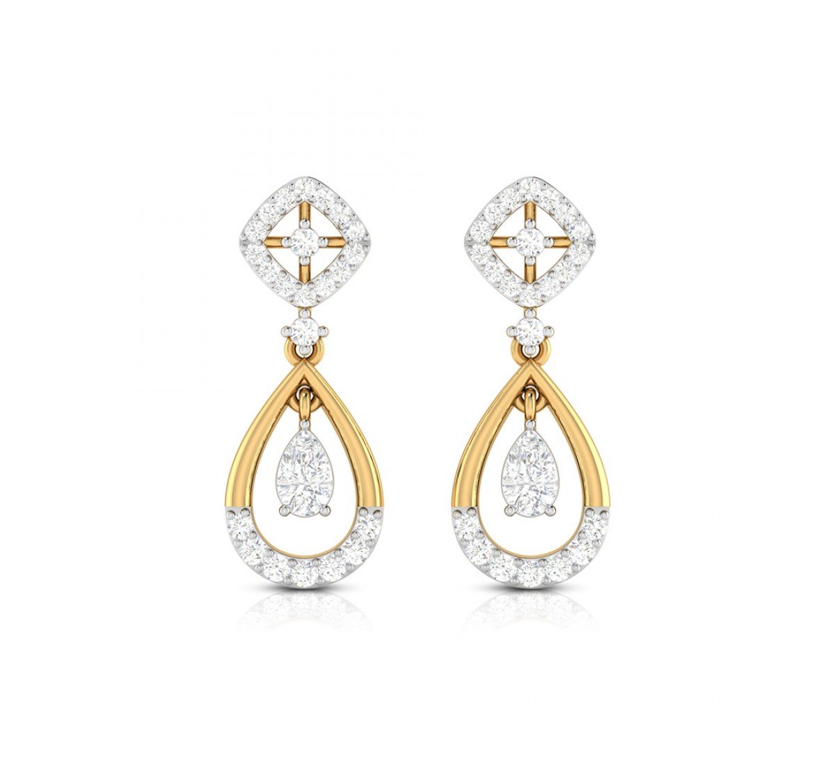 Imperial Drop Diamond Earrings
