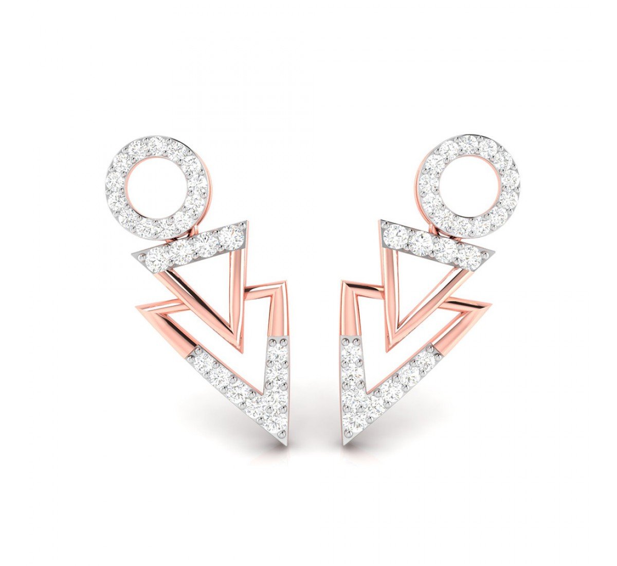 Swirl Lara Diamond Earrings