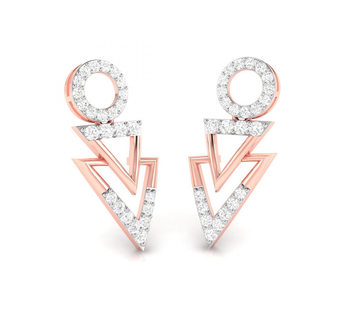 Swirl Lara Diamond Earrings