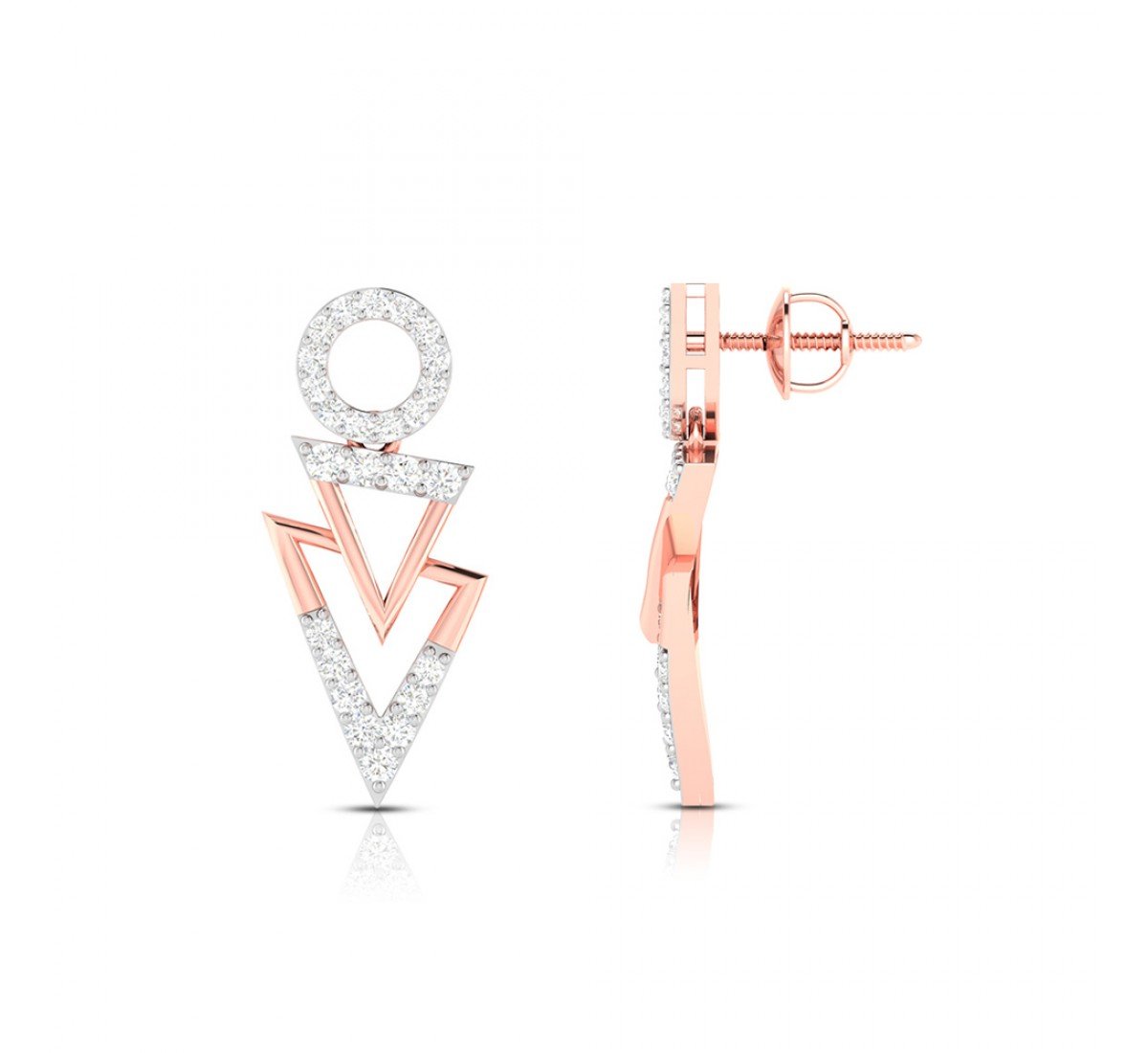 Swirl Lara Diamond Earrings