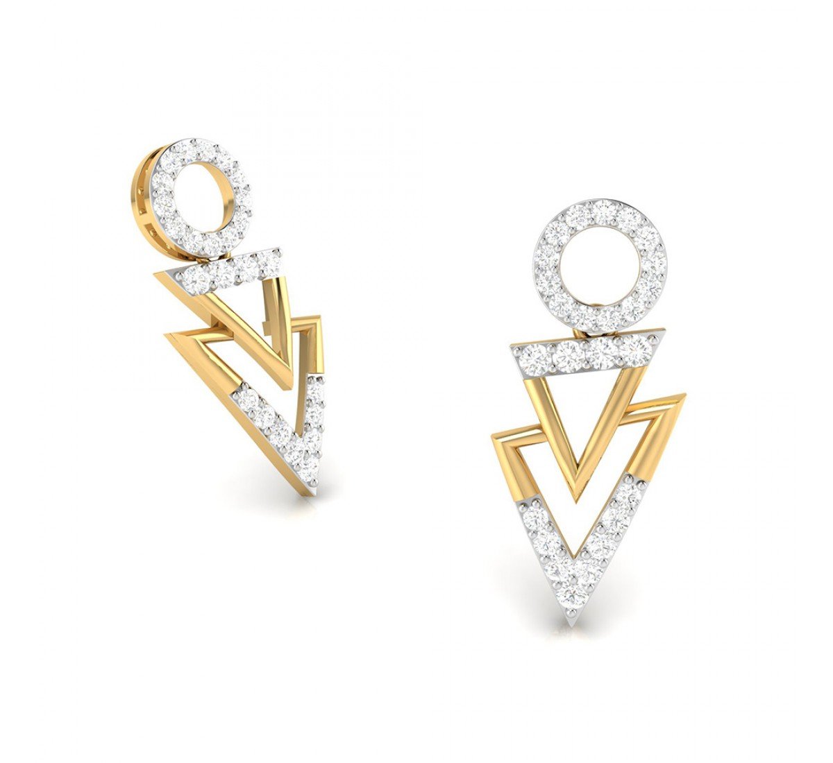 Swirl Lara Diamond Earrings
