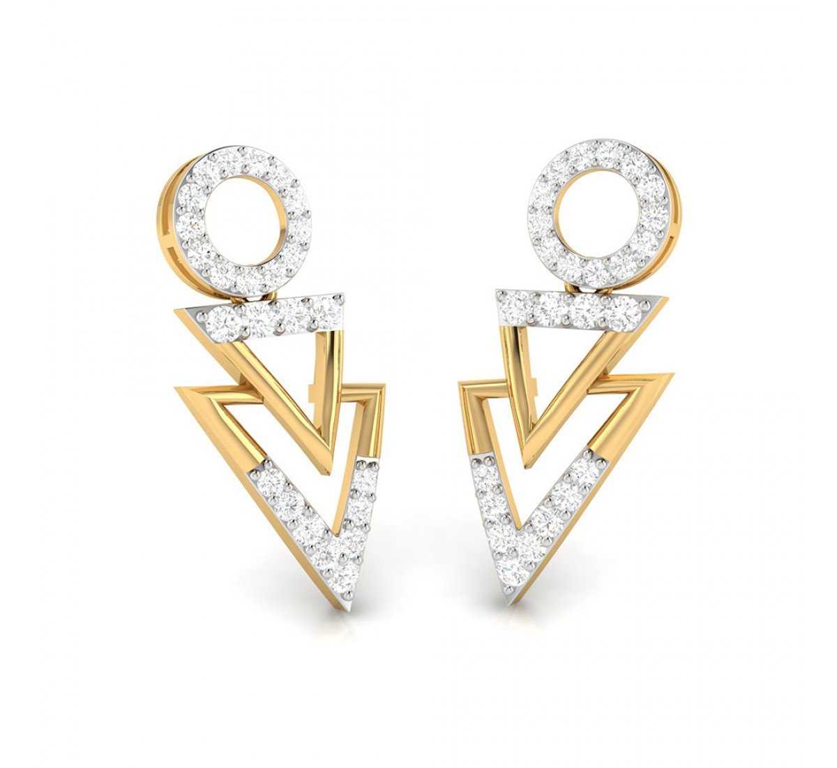 Swirl Lara Diamond Earrings