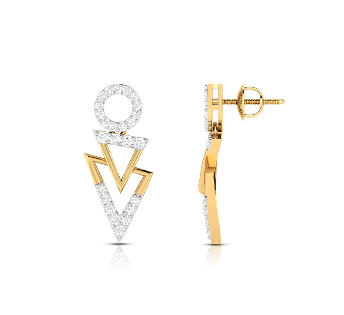 Swirl Lara Diamond Earrings
