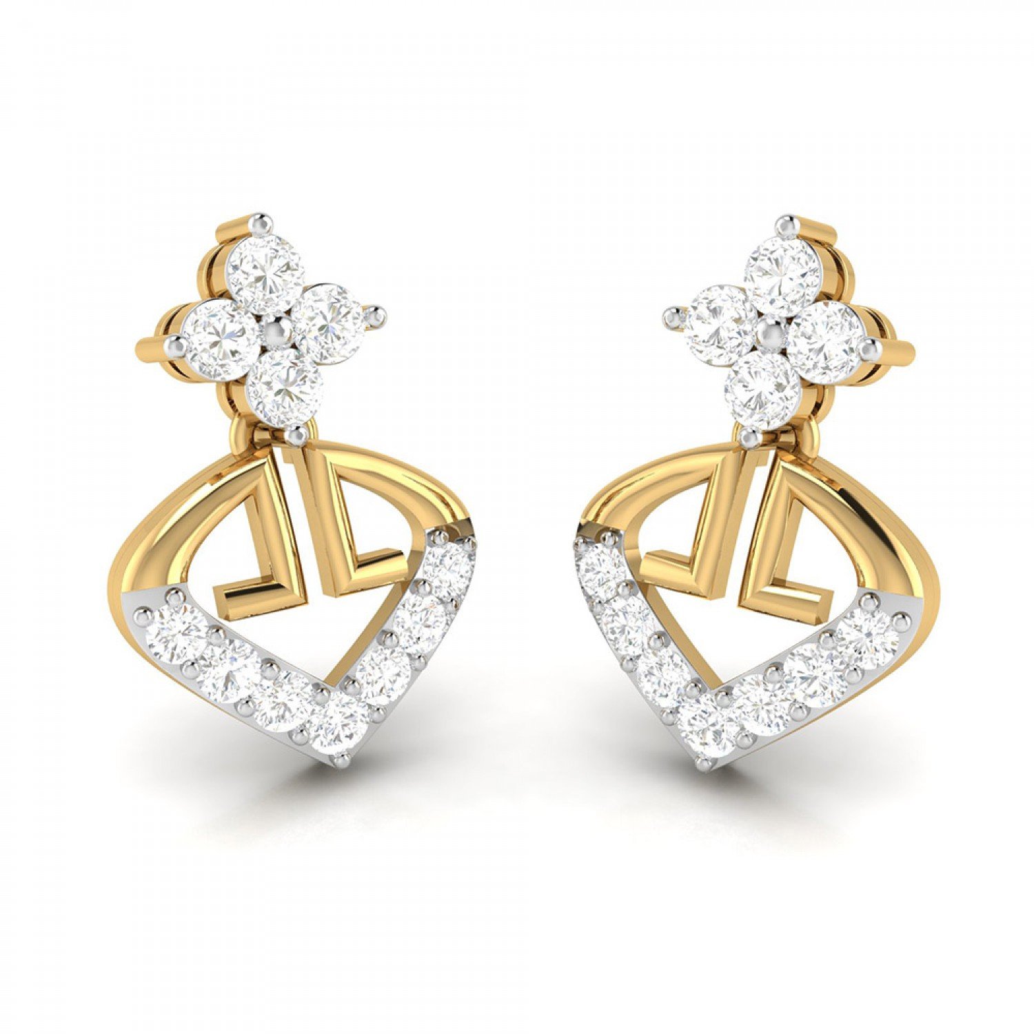 Lara Drop Diamond Earrings