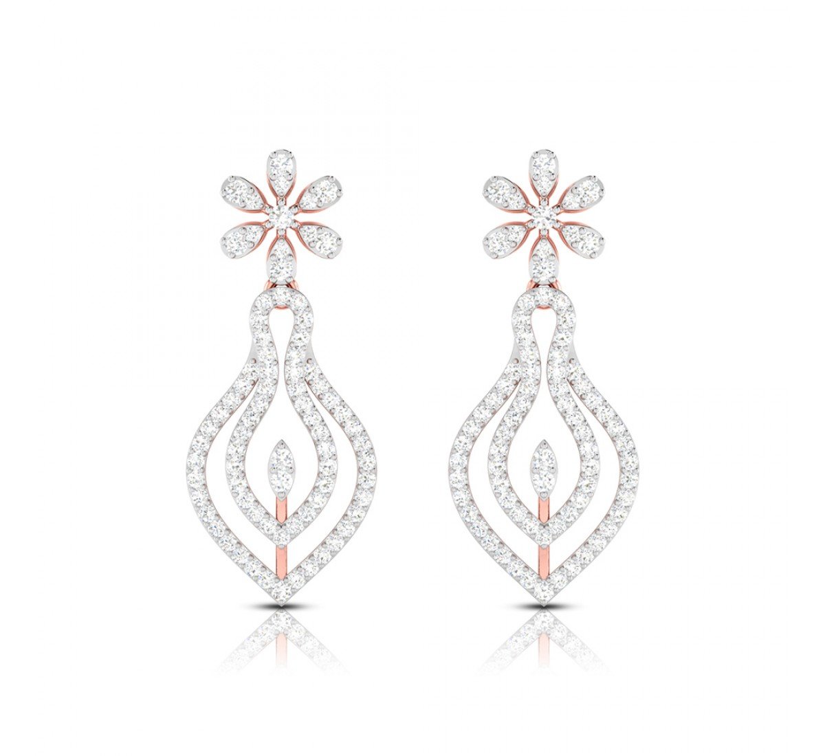 Paragon Drop Diamond Earrings