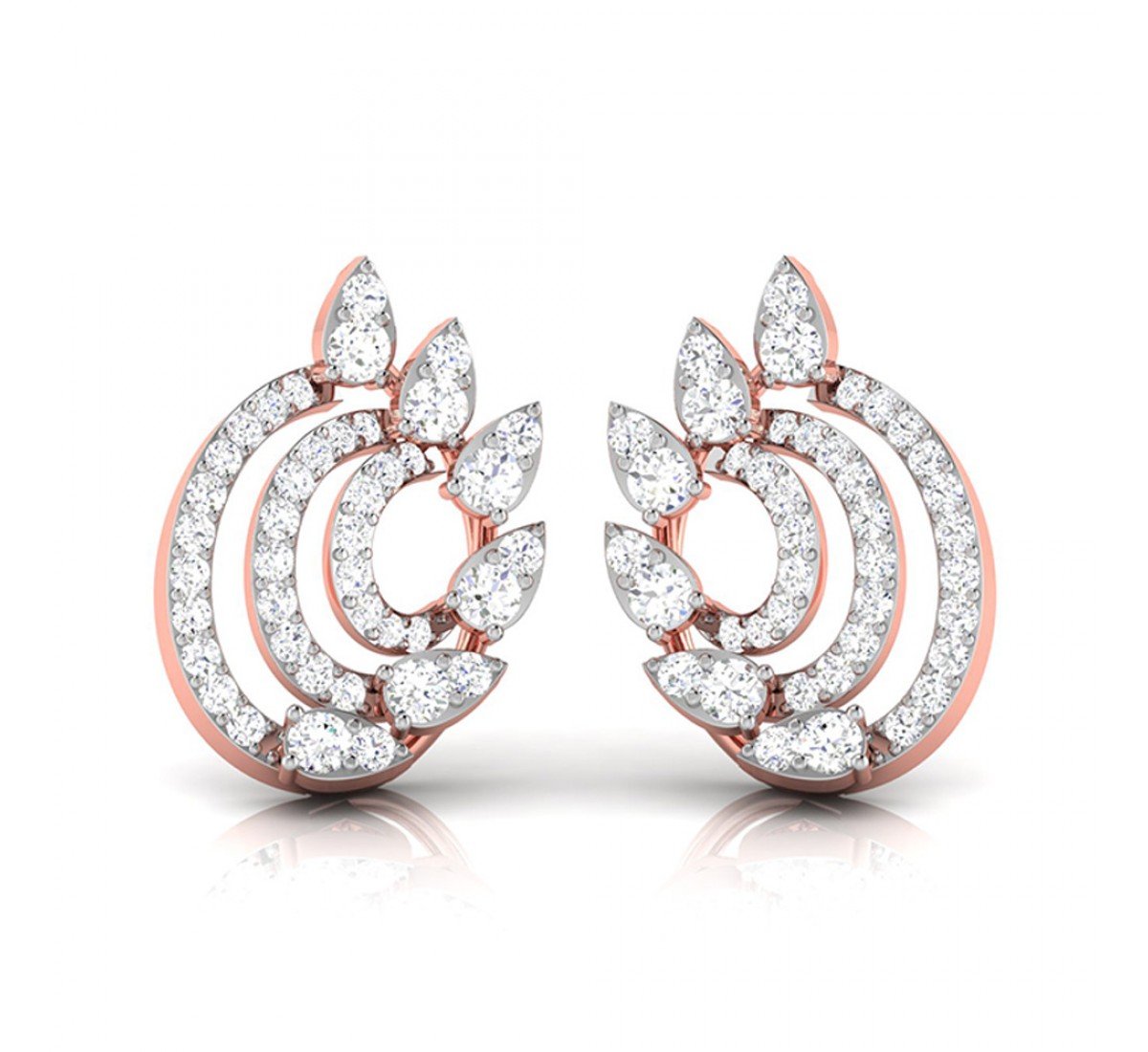 Cushion Dame Diamond Earrings