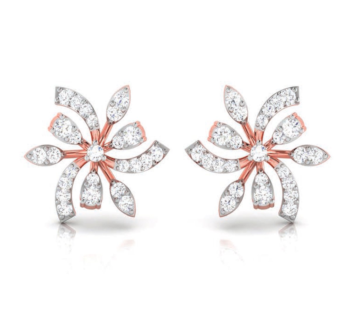 Desire Spiral Diamond Earrings