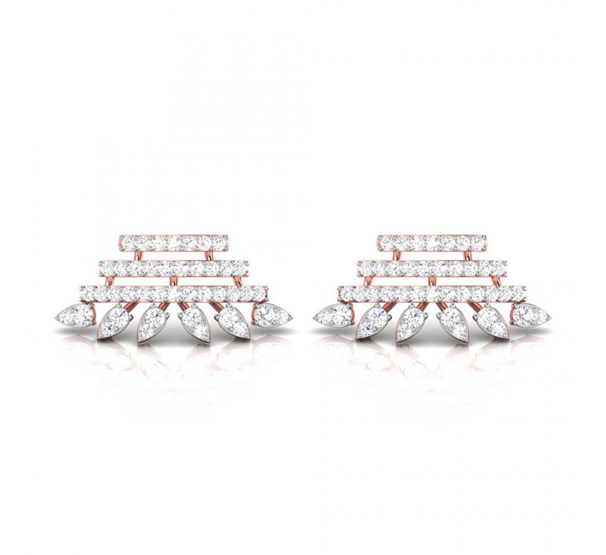 Beauty Swerve Diamond Earrings