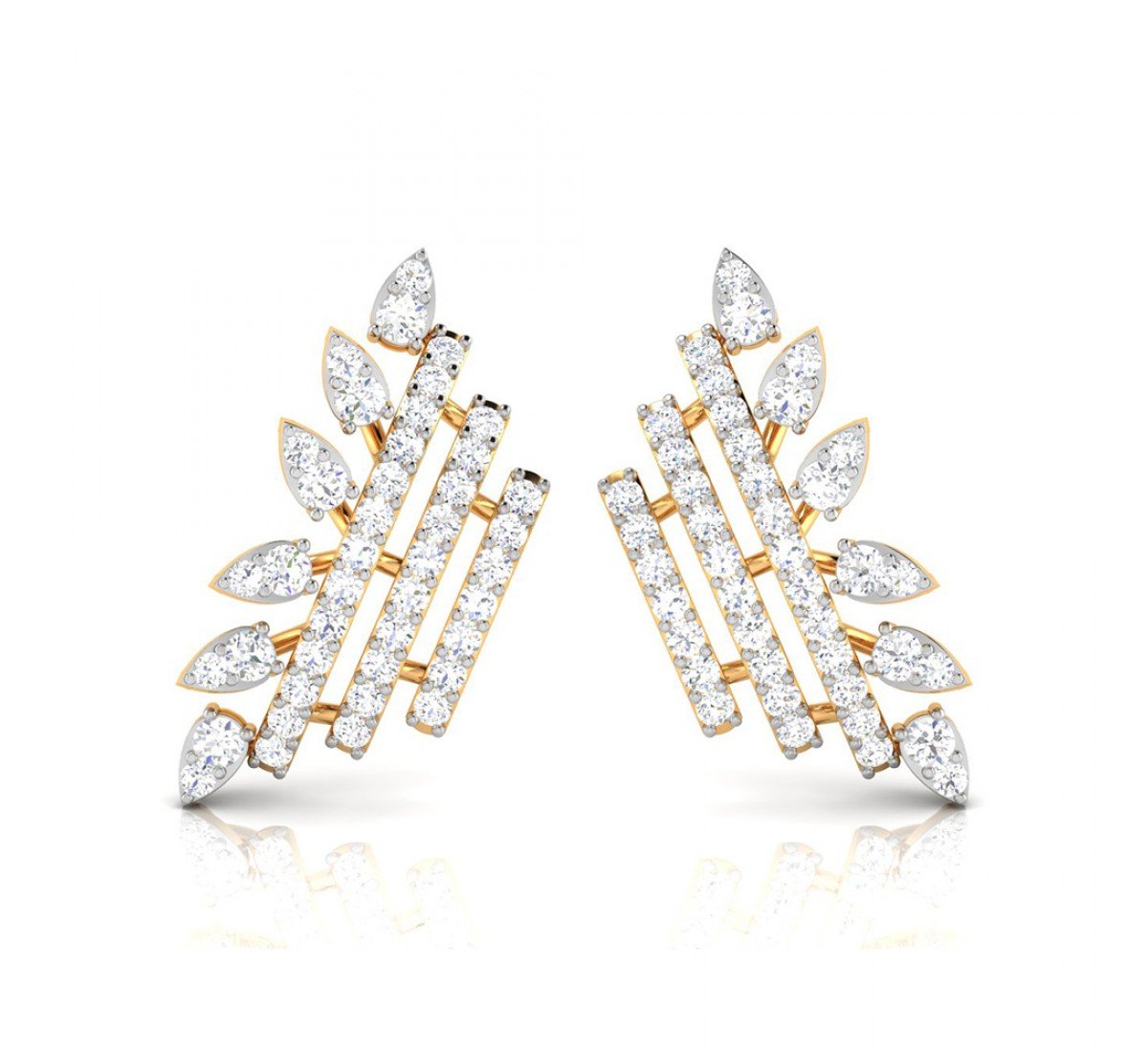 Beauty Swerve Diamond Earrings