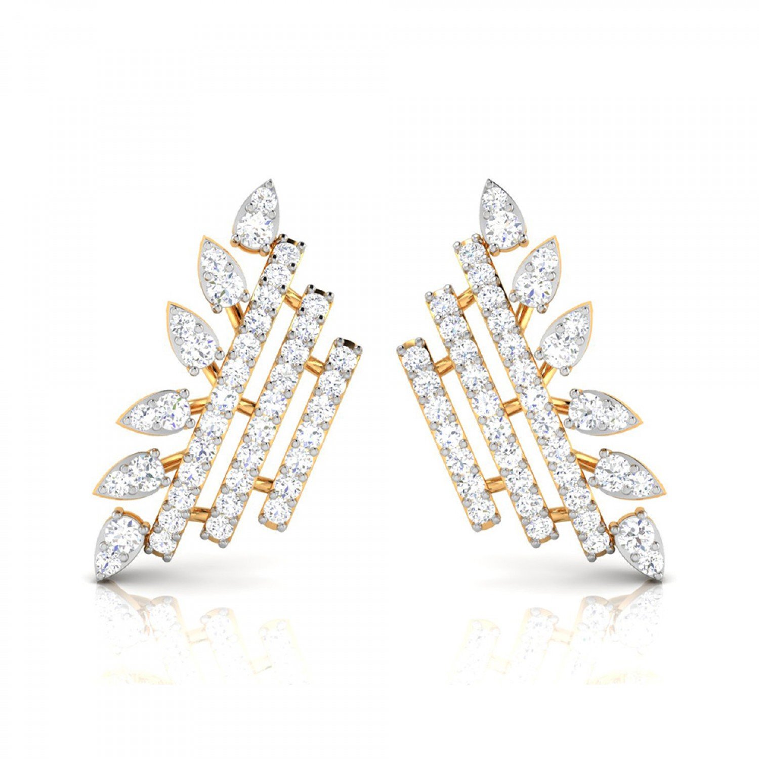 Beauty Swerve Diamond Earrings